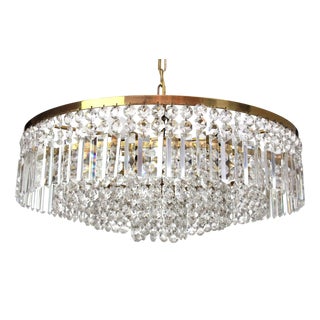 Crystal Chandelier from Swarovski, 1960s For Sale
