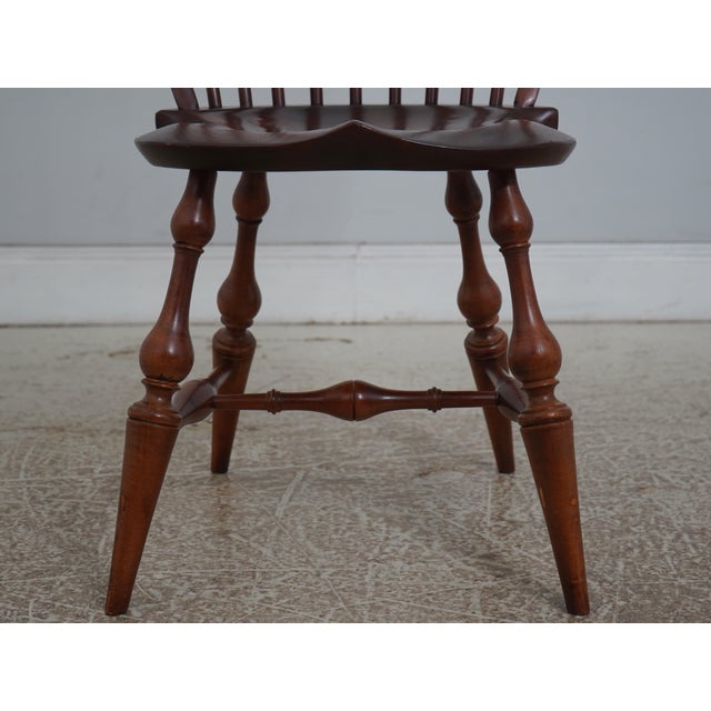 Brown Set of 4 Dr Dimes Bow Back Windsor Dining Chairs For Sale - Image 8 of 18