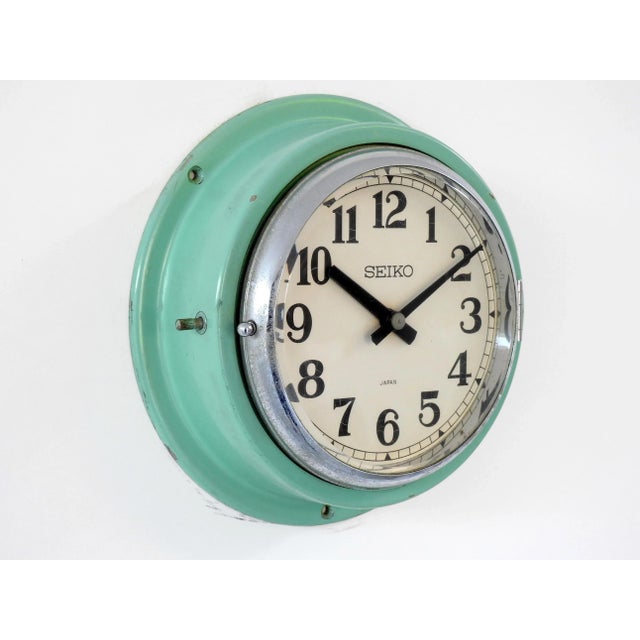 Silent Sweep Technology Movement or Machine Maritime Seiko wall Clock, Nautical Slave Clock, Navigation Industrial Ship...