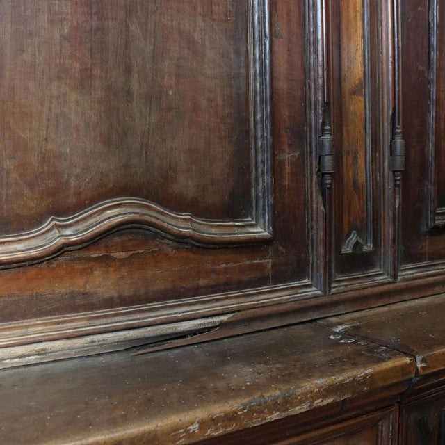 Antique Italian Sideboard in Walnut For Sale - Image 5 of 16