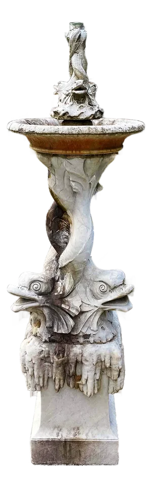 Marble Fountain Antique Italian Carrara Marble