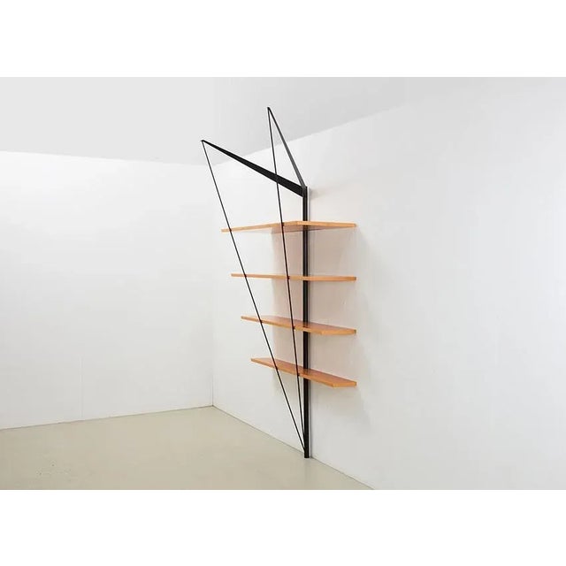 Very rare 'Angelo Necessario' Wall Unit, designed by the design duo Paolo Palucco & Mireille Rivier Italy 1989. The duo is...