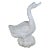 Antique Italian Carved Marble Stone Bird Garden Statue For Sale