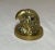 Antique Figural Solid Brass Figural Parrot Bird Glass Eyes Paperweight Statue For Sale - Image 10 of 12