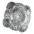 19th Century English Art Nouveau Sterling Silver Repoussé Nut Dish For Sale