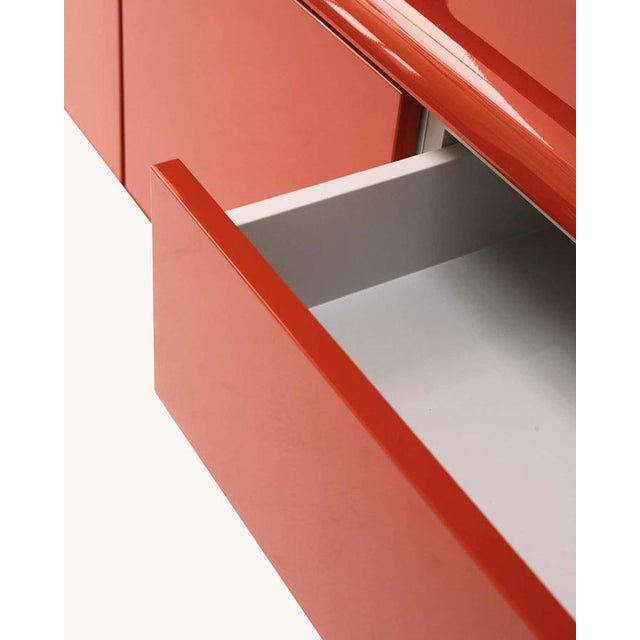 Modern White and Blue Wood Sideboard with 4 Doors and Drawers by Jaime Hayon, 2022 For Sale - Image 4 of 13