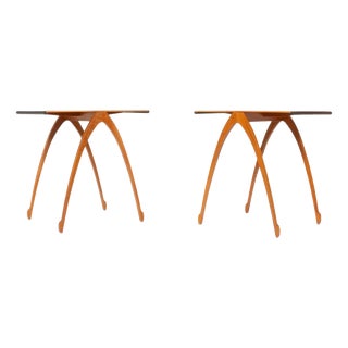 Gacela Stackable Side Tables by Oscar Tusquets Blanca for Driade, 1991, Set of 2 For Sale