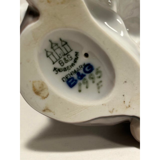 Bing & Grondahl Vintage Porcelain Figurine #1995 Girl in Dress Mint Condition! For Sale In Los Angeles - Image 6 of 9