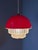 Red Plastic Hanging Lamp For Sale - Image 5 of 11