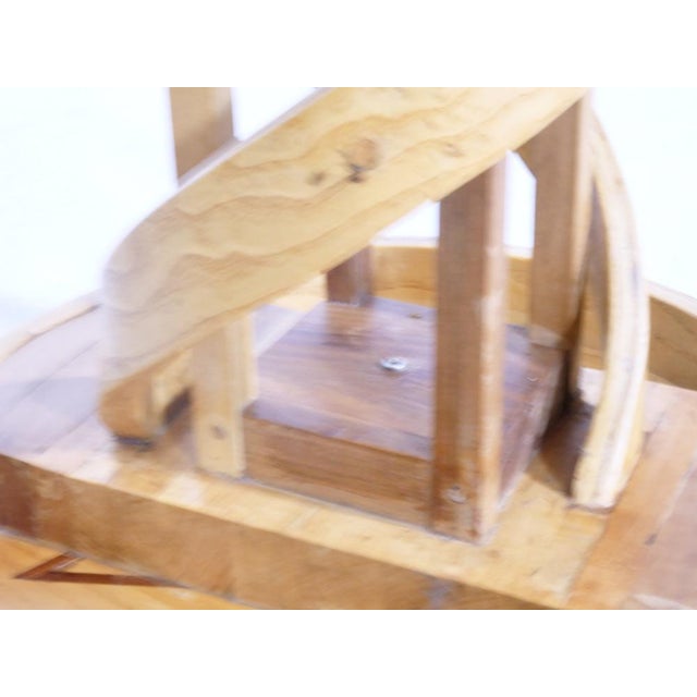 Helix Side Table in Cherrywood, 1980s For Sale - Image 10 of 13