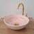 Not Yet Made - Made To Order Contemporary Blue and White Bathroom Wash Basin with Brass Drain For Sale - Image 5 of 9