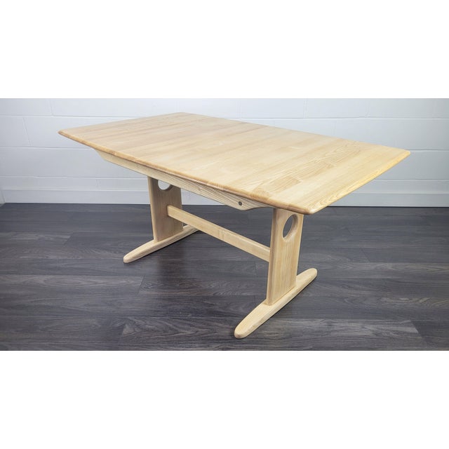 Windsor Extending Dining Table by Lucian Ercolani for Ercol, 2000s For Sale - Image 10 of 18