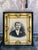 Nice antique portrait of a dapper gent in a gorgeous antique gold frame. The frame is mounted inside a protective box...