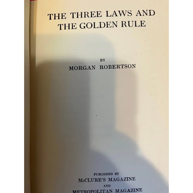 Early 20th Century Morgan Robertson Autograph Edition Set Wreck of the Titan Sea Stories - Set of 9 For Sale - Image 9 of 18