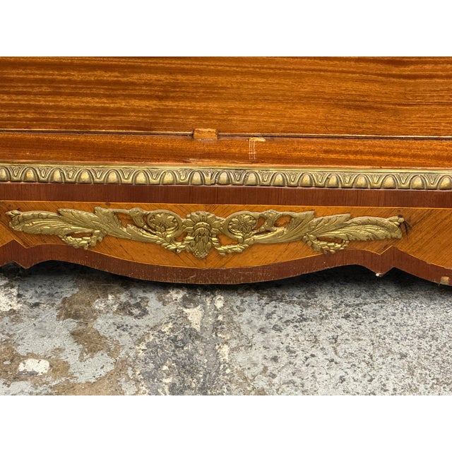 Louis XVI Style Marquetry Cabinet, Vintage For Sale - Image 10 of 12