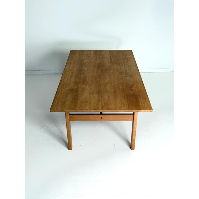 KP Møbler Oak Dining Table by Kurt Østervig for KP Møbler, 1960s For Sale - Image 4 of 11