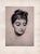 Marie Bracquemond (1840-1916) Portrait Original Lithograph from the glorious portfolio "L'Estampe Moderne", issue #23...