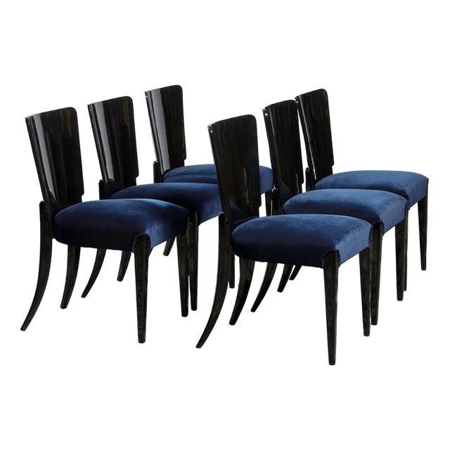 Art Deco Dining Chair in Walnut For Sale