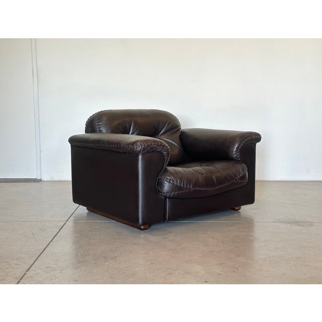 1970s Leather Model DS 101 Armchairs from de Sede, 1970s, Set of 2 For Sale - Image 5 of 13