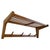 Mid-Century Modern Czechoslovak Wooden Wall Coat Rack with Shelf, 1970 For Sale - Image 15 of 15