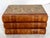 Antique French 1928 Leather Bound Books - Set of 3 For Sale - Image 4 of 13