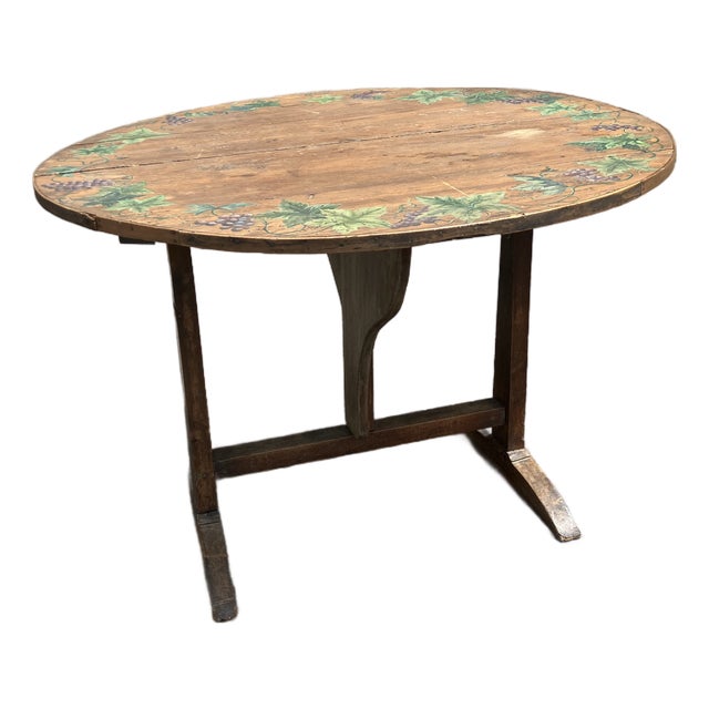 Antique French Wine Tasting Table For Sale