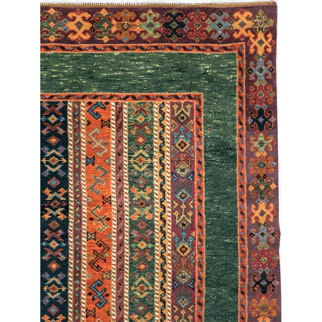 Rustic Galerie Shabab Collection Mid-20th Century Turkish Anatolian Accent Rug For Sale - Image 3 of 9