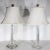Mid 20th Century Pr. Art Deco Mid Century Glass Column Lamps For Sale - Image 5 of 10