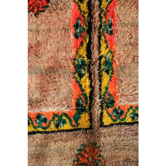 Tribal Moroccan Vintage Rug - 5'10" X 9'4" Ft For Sale - Image 3 of 9