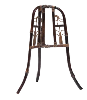 Chinese Bamboo Folding Hat Stand, circa 1850