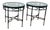 Vintage Janus Et Cie Amalfi Collection Powder Coated Epoxy Coated Steel Finish Tables- a Pair For Sale
