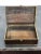 20th Century Regency Rosewood Decorative Box Bound With Brass For Sale - Image 9 of 13