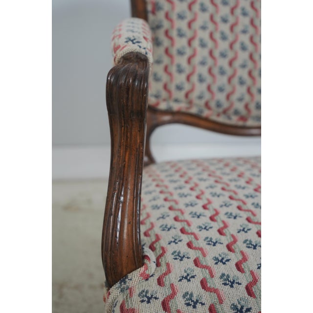Pair Don Rousseau French Louis XV Open Armchairs For Sale - Image 15 of 18