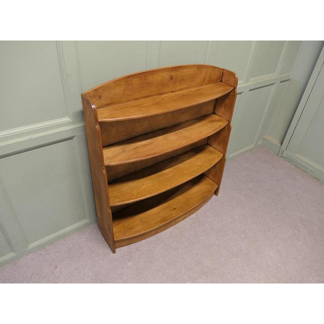 Vintage Bookcase in Golden Oak, 1960 For Sale - Image 6 of 7