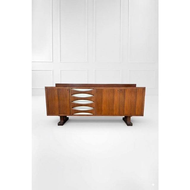 Arne Vodder Mid-Century Wooden Sideboard in the style of Arne Vodder, 1960s For Sale - Image 4 of 6