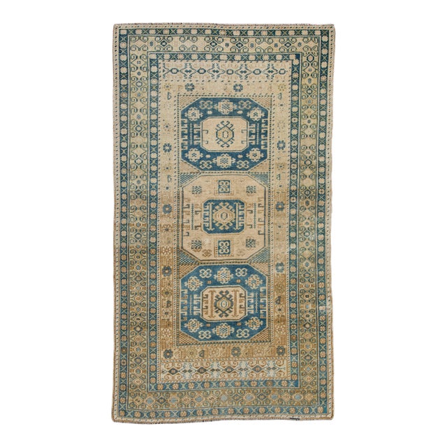 Turkish Vintage Rug 3'6" x 6'4" #20835 For Sale