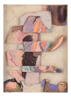 Ingvar Engdahl, Abstract Composition, Mixed Media