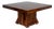 1930s French Art Deco Square Rosewood Dining Table With Architectural Pedestal Base For Sale