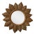Vintage Hollywood Regency Sunburst Mirror For Sale