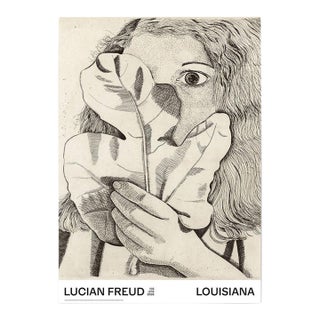 Lucian Freud Girl With a Fig Leaf Official Exhibition Poster For Sale