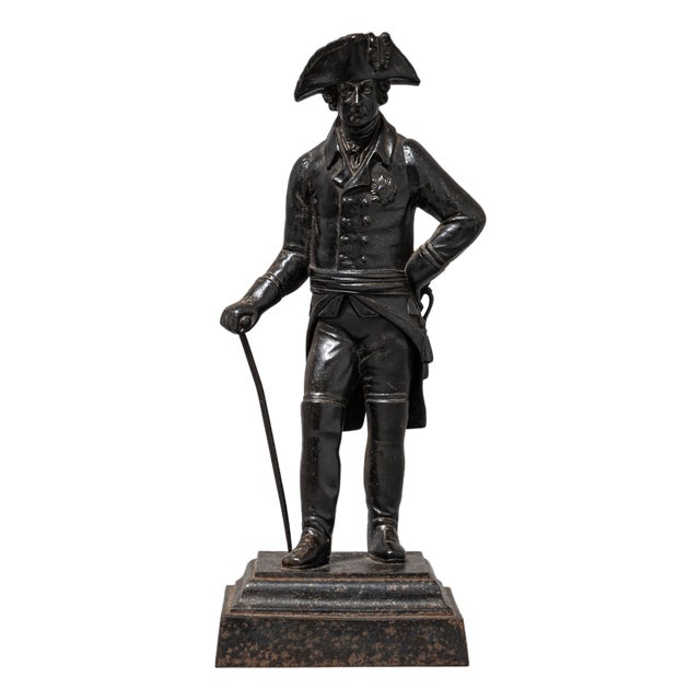 Statuette of Frederick the Great, Berlin, Early 19th Century, Iron For Sale
