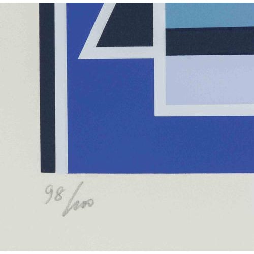 Screen print on paper. Hand signed and numbered in pencil. Edition of 100. Excellent condition. Mario Radice (1898–1987)...