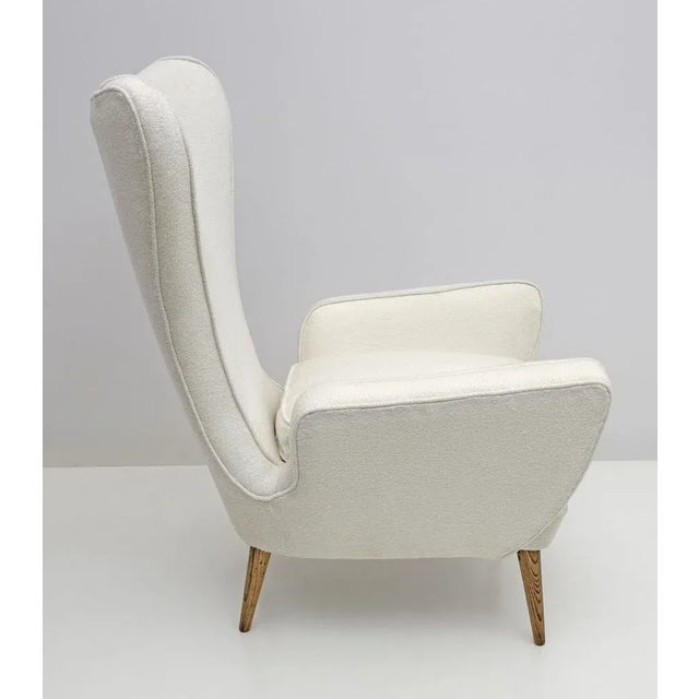 Bouclè Armchair by Emilio Sala & Giorgio Madini for Fratelli Galimberti Cantù, 1950s For Sale - Image 4 of 8