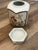 Vintage Japanese Porcelain Hexagonal Ginger Jar For Sale In New York - Image 6 of 11