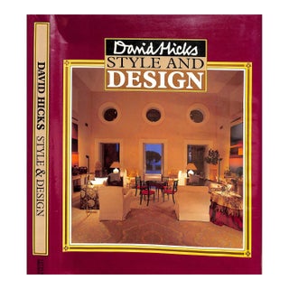 "David Hicks Style and Design" 1987 Hicks, David For Sale