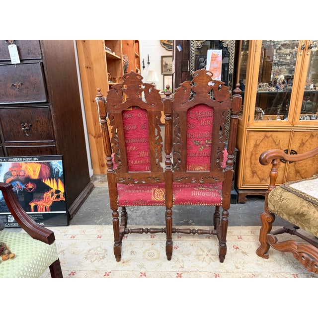 19th Century English Hunting Bench For Sale - Image 4 of 9