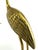 Mid-Century Modern Vintage Brass Crane Sculptures – A Pair For Sale - Image 3 of 11