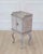 18th Century 18th Century Rococo Nightstand in Later Grey Paint For Sale - Image 5 of 9