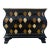 Vintage Harlequin Hand Painted Marble Top Vanleigh Chest of Drawers For Sale