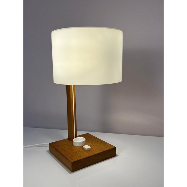 White Oak Desk Lamp by Luxus Vittsjö For Sale - Image 3 of 11
